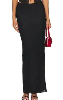 MORE TO COME Lali Maxi Skirt in Black