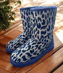 UGG Womens Sz 7 Cheetah Animal Print Pony Hair Boots 1002790 Classic Short II