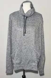 Old Navy Active Gray Funnel Neck Pullover Sweatshirt Women's XL