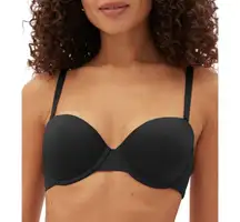 NWT Gap Body Size 32D (Medium) Black Everyday Multiway Bra