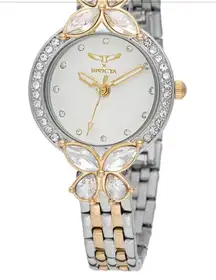 Invicta Women's Gold and Silver Watch NWT