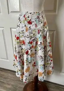 Cabi Palapa pintuck A line skirt