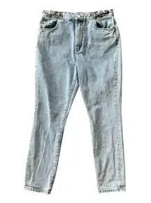 BlankNYC The Bleeker Ultra High Rise Wild West Buckle Skinny Jeans Size 28