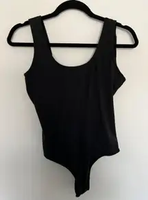 NWT Black  Cut Out Bodysuit - Size Small