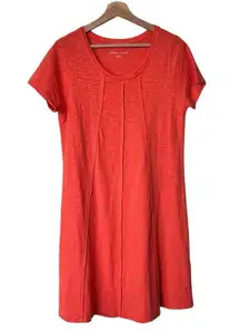 Soft Surroundings Marchesa Cotton short sleeves orange t-shirt Dress M