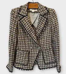 Veronica Beard Theron Houndstooth Blazer Size 2