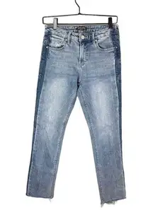 Dear John Women’s Stella High Rise Slim Straight Cropped Jeans Sz 25 in Coastal