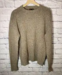 Vintage‎ Robert Bruce Women’s XL Tan/Beige Wool Cardigan Crewneck Sweater USA