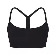 Skims Outdoor Scoop Bralette Onyx Size Medium