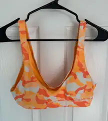 Damsel Mila Orange Camo Bralette Bikini Top