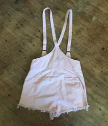 Honey Belle boutique S blush pink overall shorts/romper