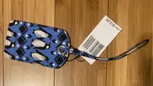 Vera Bradley Penguins Intarsia Blue Luggage ID Tag NWT