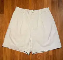 Gap  Classic Pleated Front Light Khaki‎ Chino Shorts 6