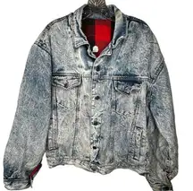 Vintage Gap Acid Washed Jean Jacket Quilted