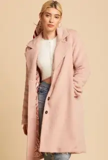 Amuse Society x Revolve Pink Faux Fur Coat Jacket