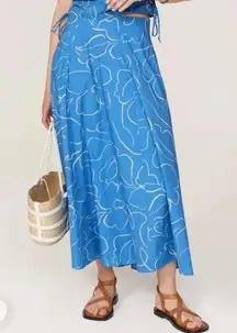 Madewell Signature Poplin Maxi Skirt Size 4