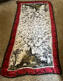 Hand Painted Silk Scarf Wrap