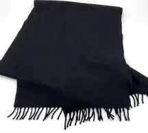 Folio New York 100% Cashmere Fringed Scarf