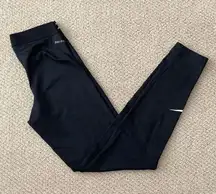 NEW Nike PRO Dri-Fit Leggings Black Like New Condition Swoosh Spandex Small NWOT