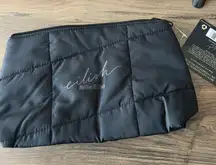 Billie Eilish Black Recycled Cosmetic Bag NWT