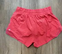 Lululemon Shorts Womens 6 Hotty Hot Low Rise Liner Athletic Running Gym LW7AYYR
