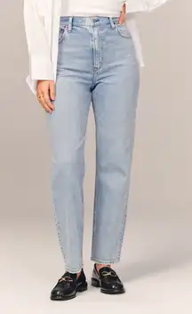 Abercrombie and Fitch Curve‎ Love Ultra High Rise Ankle Straight Jean size 31