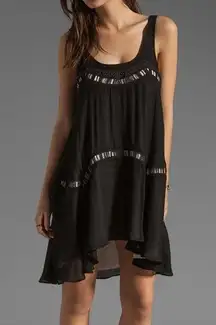 Revolve X Bless’ed are the Meek Straight to the Point Black Tank Dress