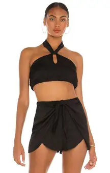 NWT Lovers and‎ Friends ALARIC Black Top Sz XXS $108