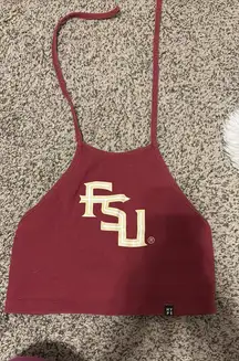 small FSU hype and vice halter top