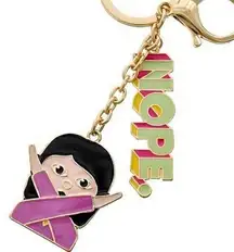 MULTI COLOR GOLD NOPE KEY CHAIN