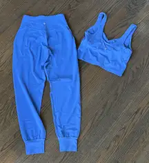 Lululemon Align Jogger 4 & Align Tank 6 Matching Set Wild Indigo Like New EUC