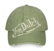 NWT VON DUTCH SAGE DISTRESSED DAD HAT