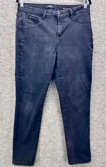 Curve Appeal Jeans 10 Minimalist Jegging Black Wash‎ Denim Work Comfy Stretch