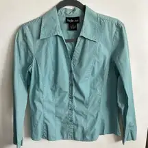 Style & Co Light Blue Button-Up Shirt