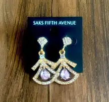 Saks Fifth Elegant  Earrings