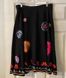 Neiman Marcus Skirt 100% silk excellent condition long 30”