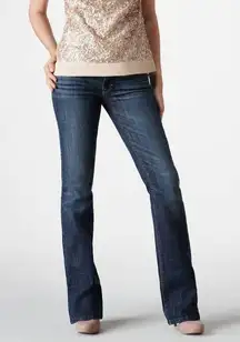 AEO Authentic Indigo Hipster Flare Jeans