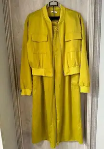 Yellow Women’s Pants Set Jacket