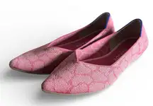 Rothy’s The Point Slip On Light Pink Ballet Flat Shoes Size 7.5