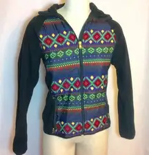 Lauren Ralph Lauren Fleece Aztec Jacket Black S