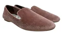 Birdies The Starling Velvet‎ Flat Loafers Dusty Rose Pink Size US 10