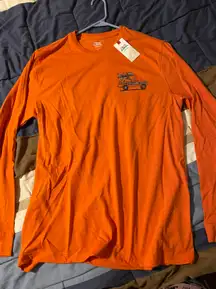 Orange Long Sleeve Tee