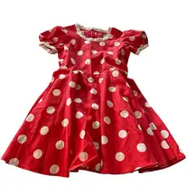 Polka Dot Red Midi Dress