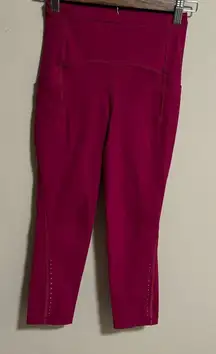 Lululemon Swift Speed High-Rise Crop 21" Magenta Purple- Size 2