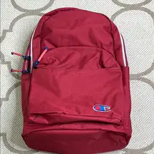 Champion CS1002 21L Performance Laptop Student Travel Multi-Purpose Backpack Red