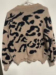 Leopard sweater 