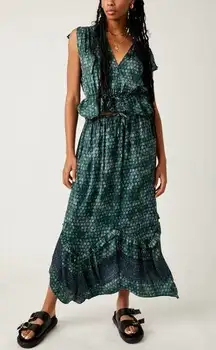 FREE PEOPLE Dreambound Set / Emerald Combo