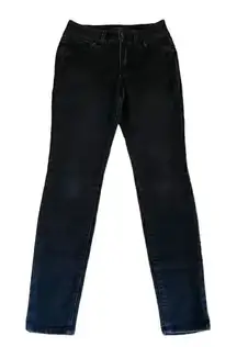 D Jeans Black Womens Skinny High Waist Essential Classic Fit Jeans SZ 6 #1189