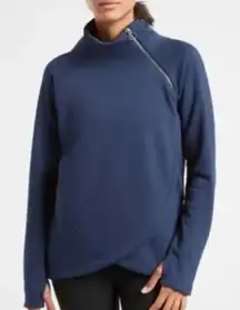 Athleta Cozy Karma Asymmetrical Pullover Women S Athleisure Lounge Travel Casual