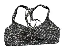 Lululemon Free To Be Zen Bra Iridescent Multi Black Womens‎ Size 4